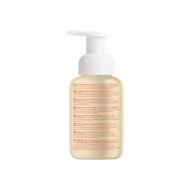 ATTITUDE Baby Leaves 2-in-1 Schuimende Haar & Body zeep peer & nectar 295 ML