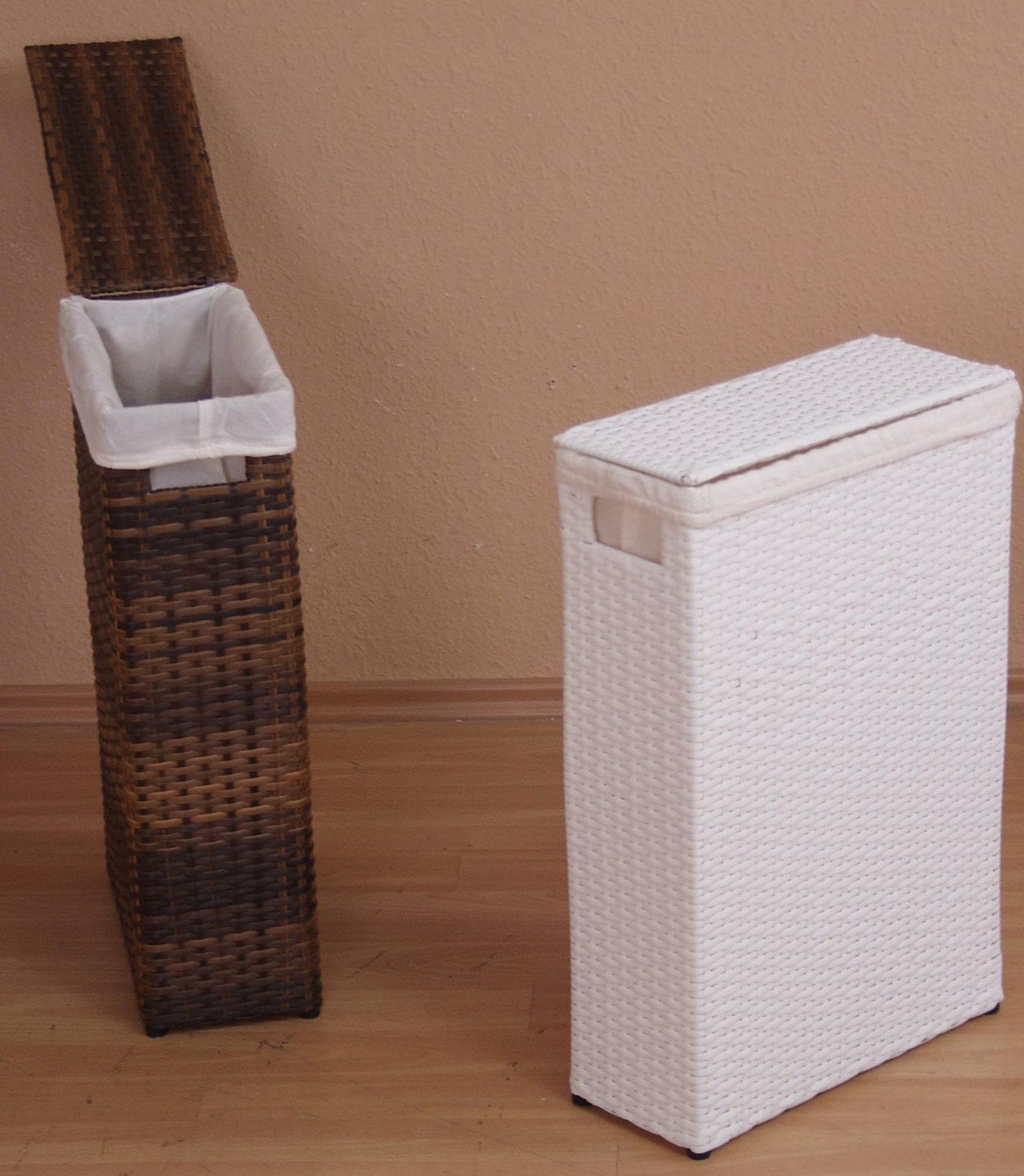 my home Wäschekorb »Wäschebox mit Stoffeinsatz« Höhe ca. 60 cm, Ordnungshelfer
