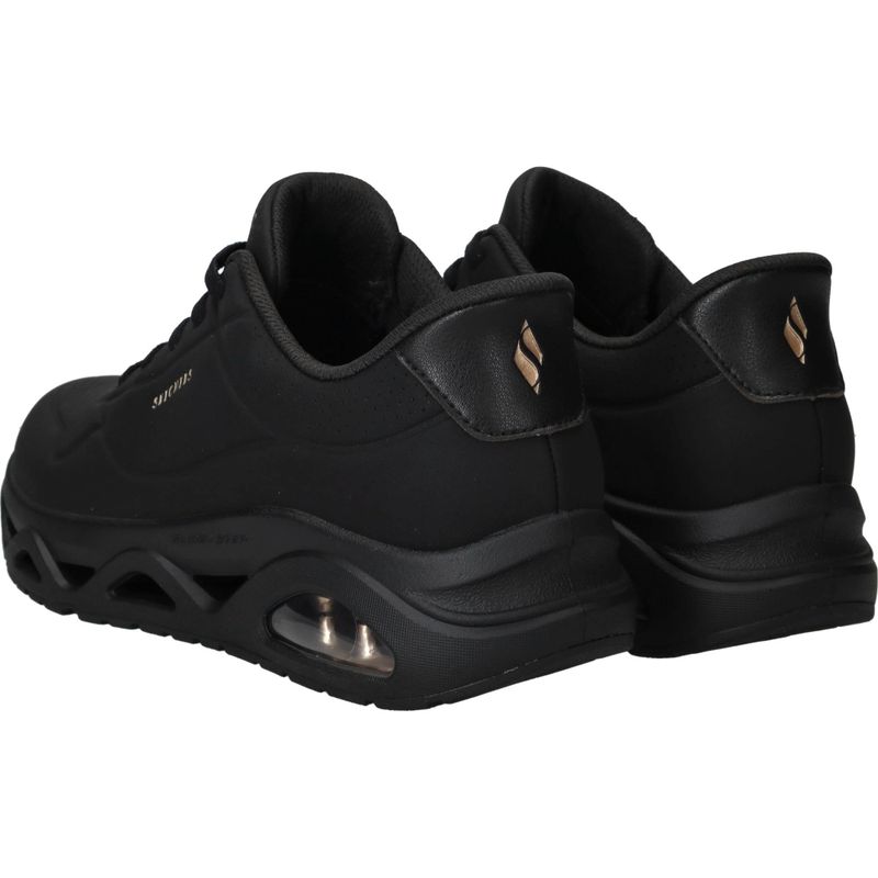 Skechers Uno Glide Step Glide On Air Sneakers Zwart Dames