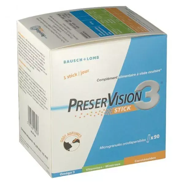 Conservante Bausch & Lomb 3, 90 palitos