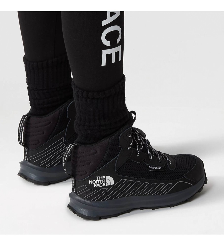 Botas de couro The North Face Fastpack, pretas
