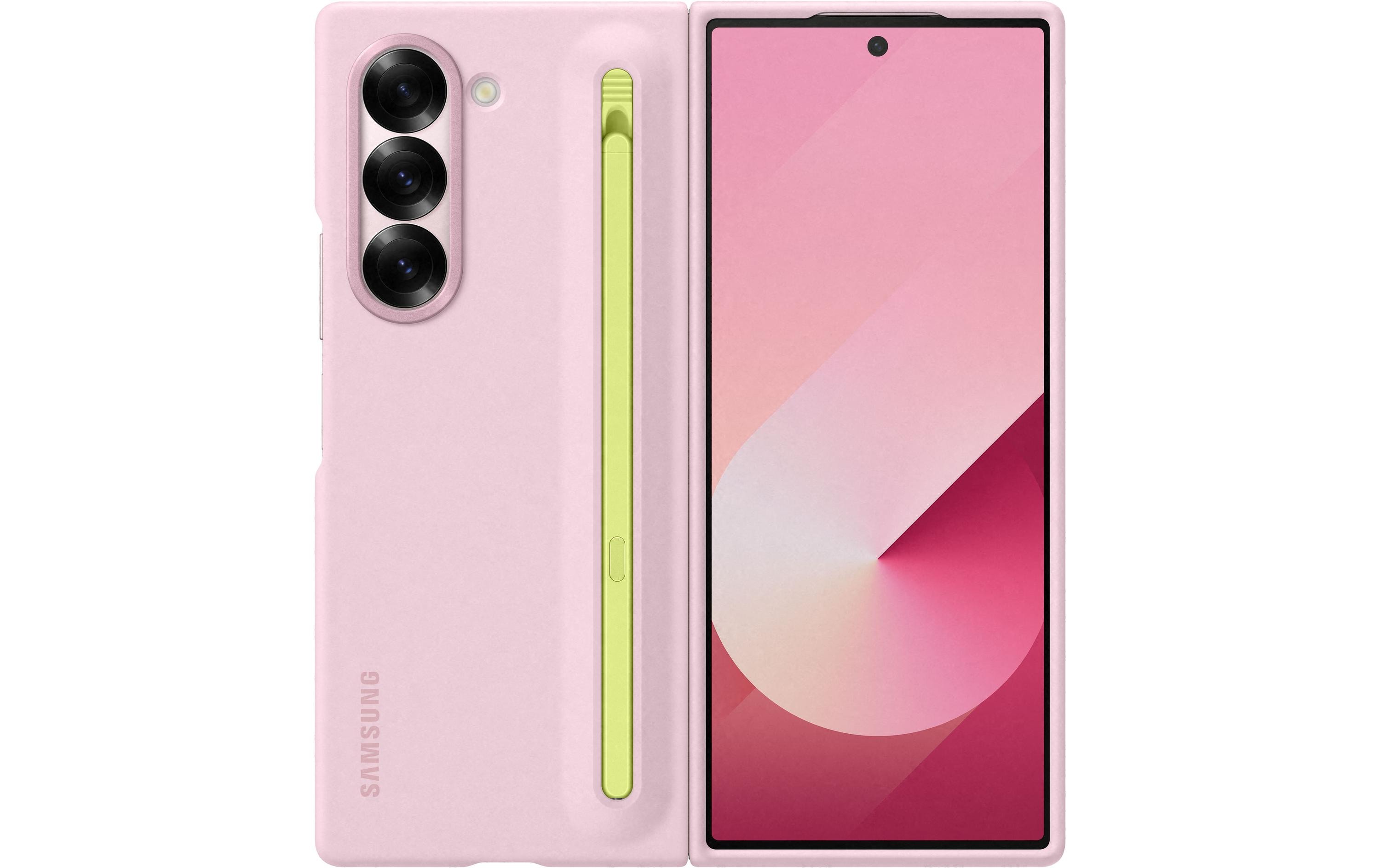 Back Cover S Pen Galaxy Z Fold6 PinkSchutzhülle mit S Pen für das Samsung Galaxy Z Fold6