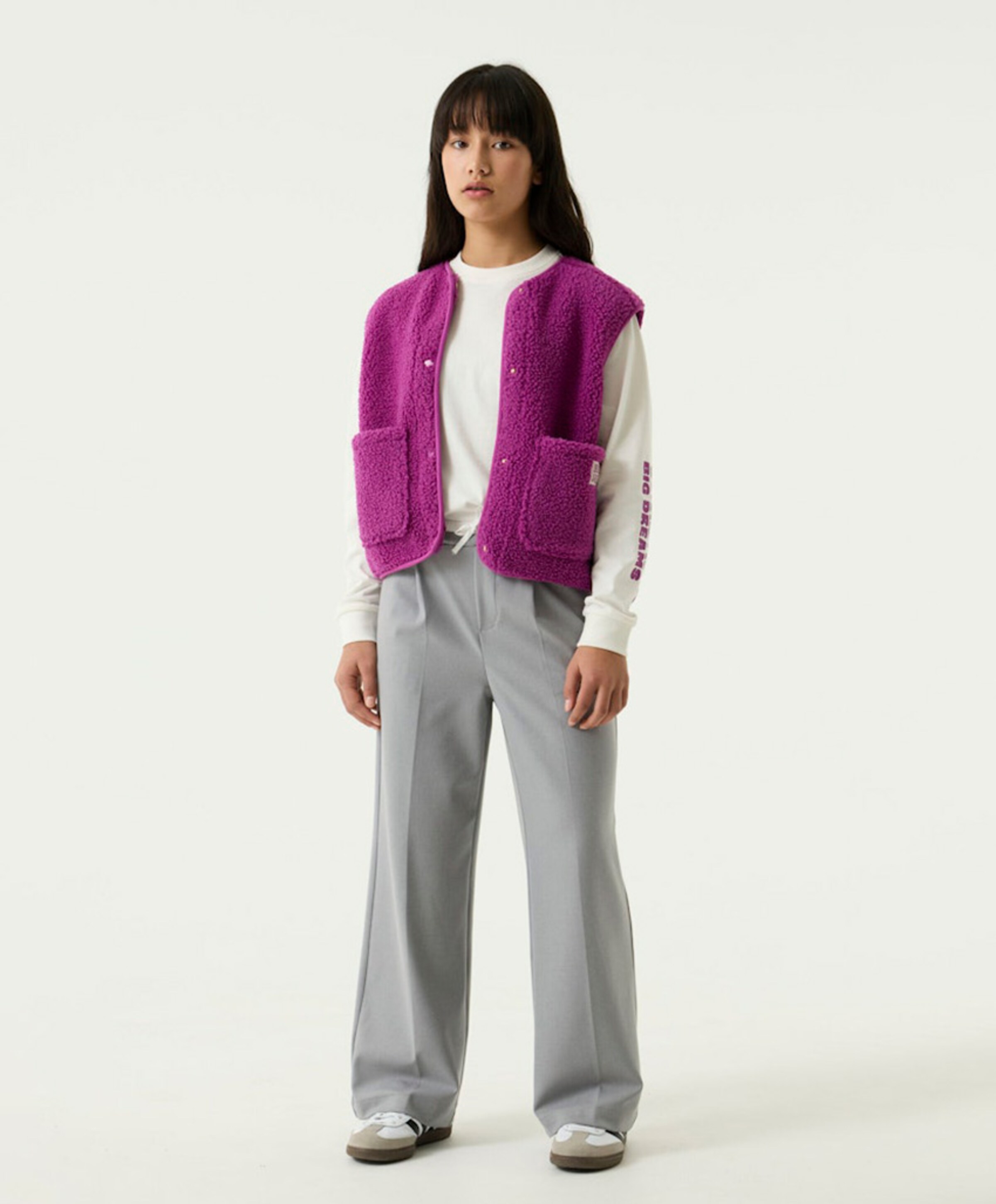 Garcia S262720_girls meisjes broek grijs