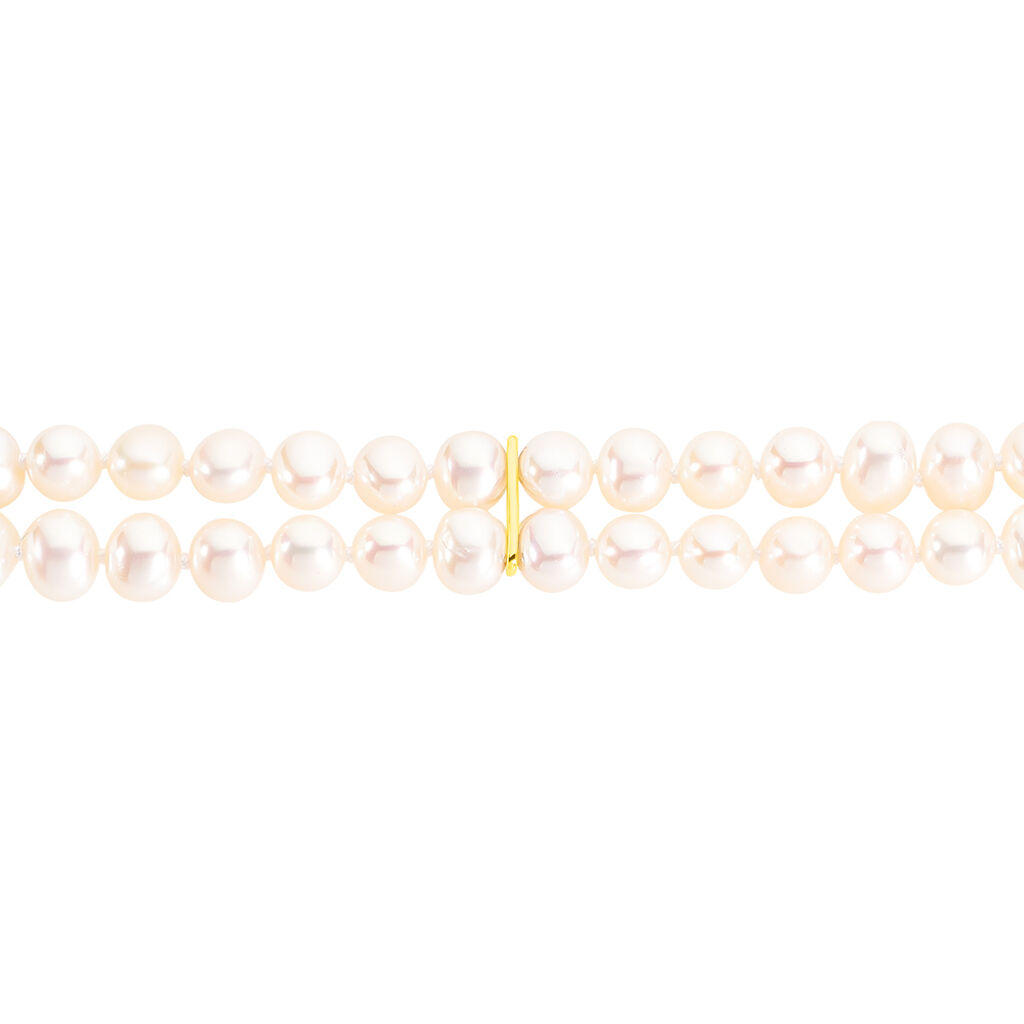 Bracelet Silene Or Jaune Perle De Culture