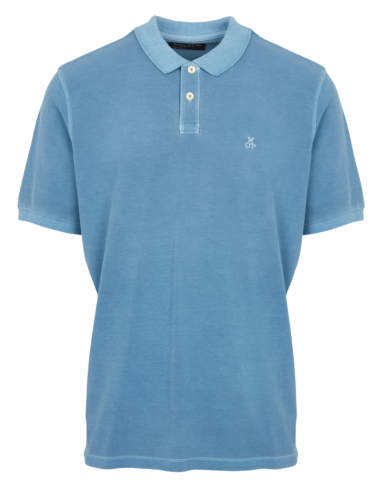 Polo regular-fit en coton bio | Bleu