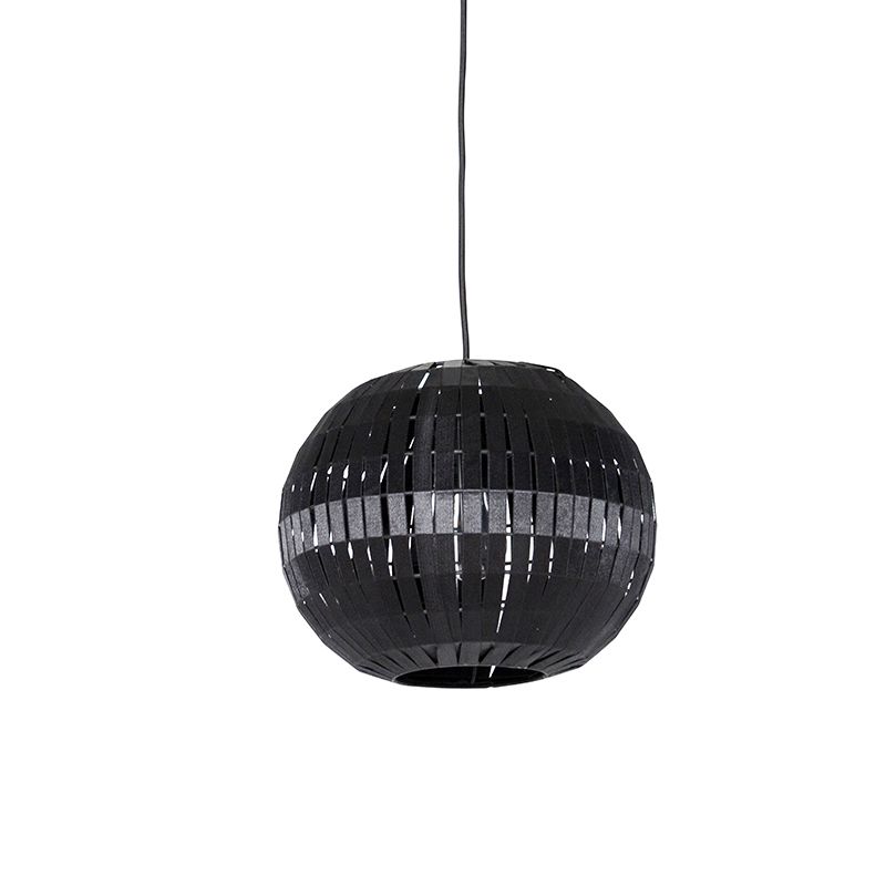 Moderne hanglamp zwart 30 cm - Zoë