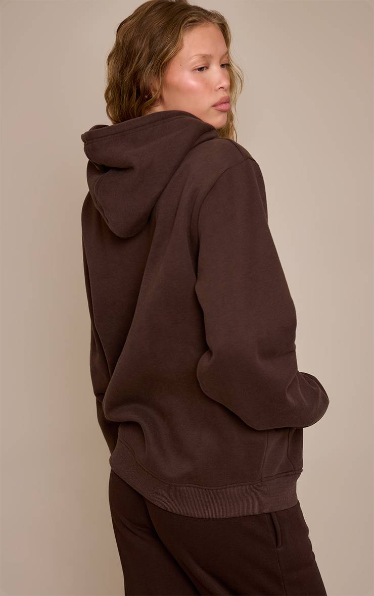 Espresso Sweat À Casynthétiqueche Oversize Brodé Crème Beurre