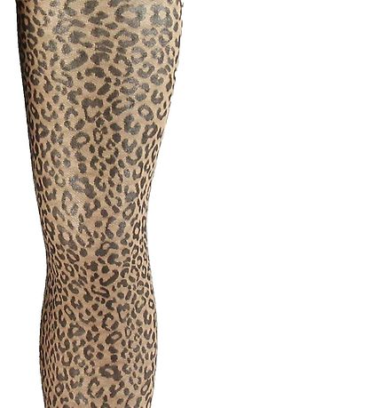 The New Strumpfhosen - 2er-Pack - Schwarz/Leopard