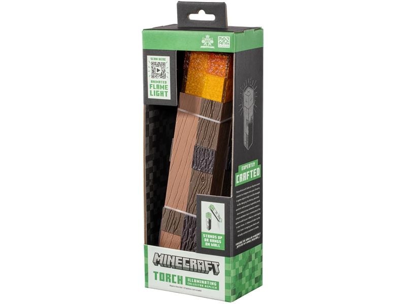 Paladone Dekoleuchte Minecraft Illuminating Torch 25 cm Nachbildung für Minecraft-Fans