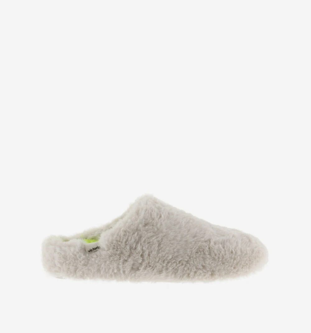 NORTE FOURRURE Pantoufles pour femmes fluor CRUDO