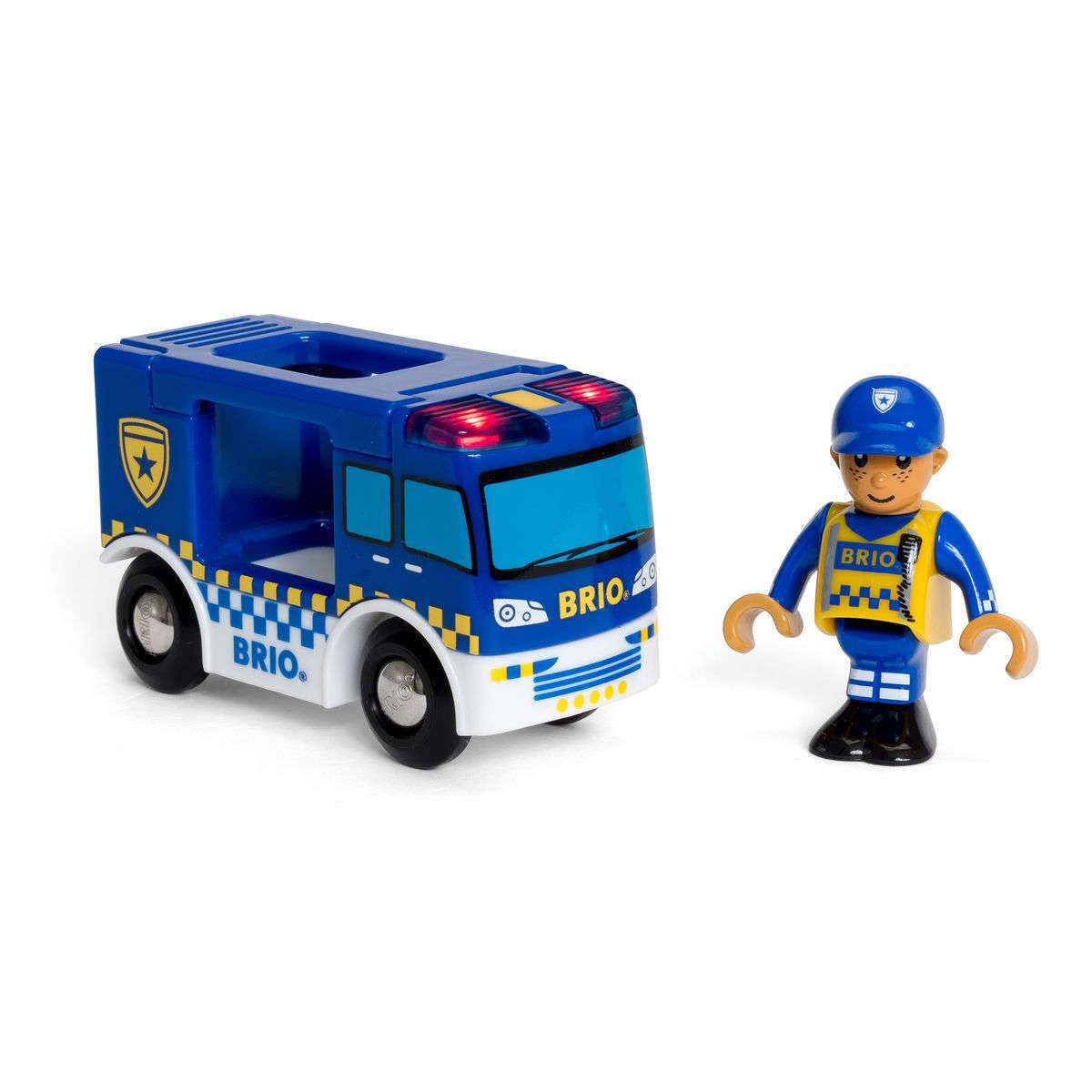 BRIO Spiel Polizeiwagen mit Licht und Sound