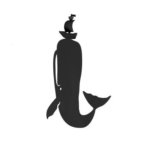Marcador de livros preto Balvi Moby Dick