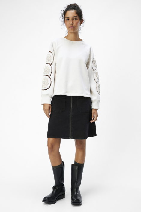 Object beige dames sweater