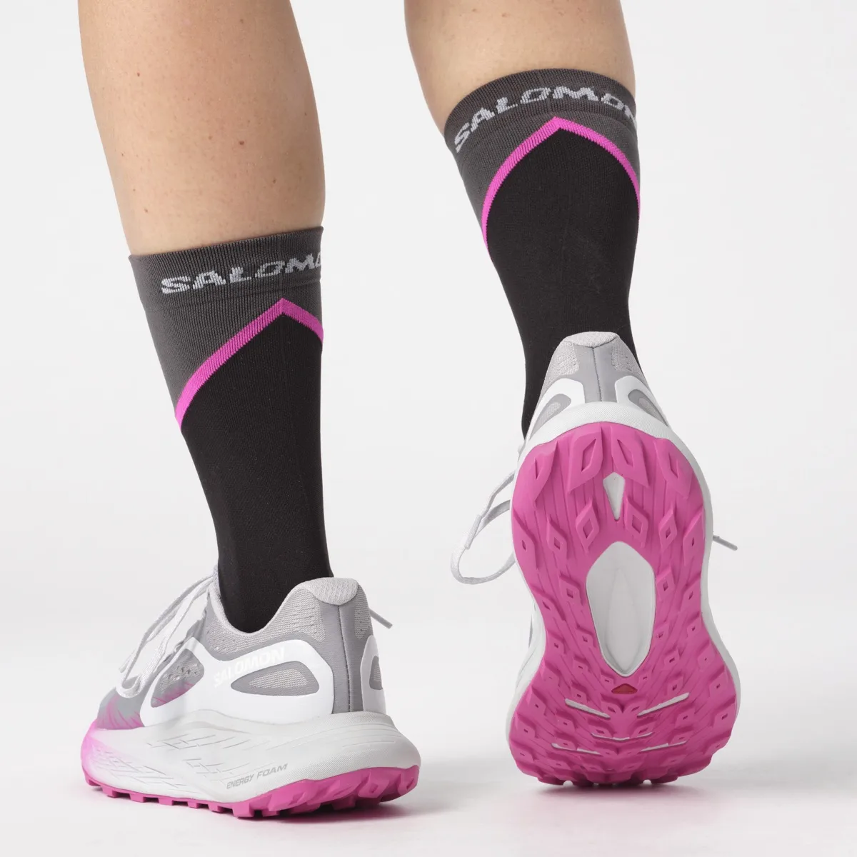 Salomon GLIDE MAX TR W Quarry/Illusion Blue/Pink Glo
