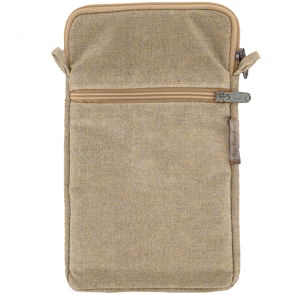 Pochette Téléphone Matelassée Lin Pailleté