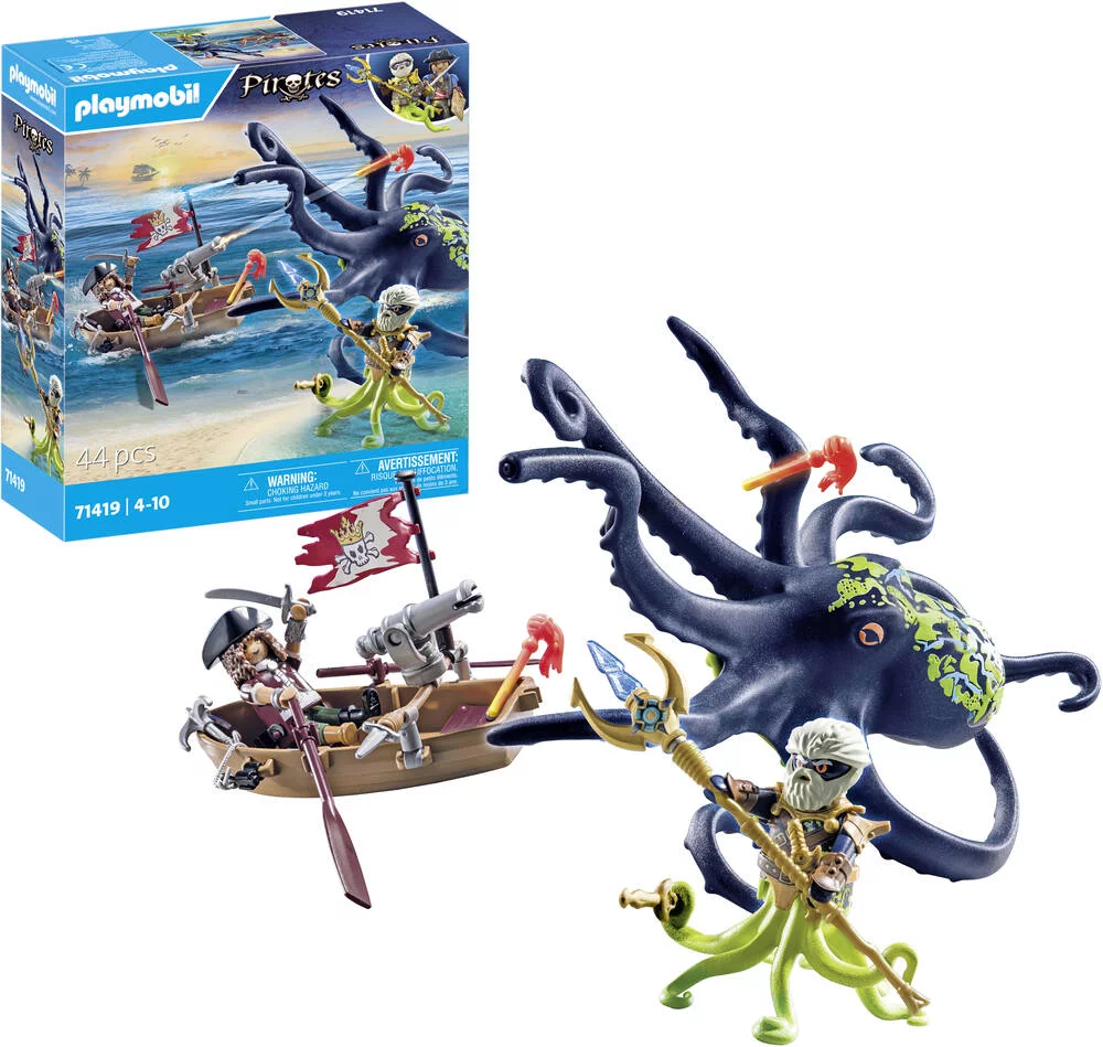 PIRATE AVEC PIEUVRE GEANTE - 71419