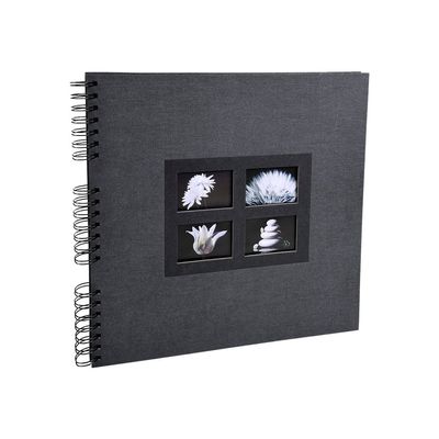 Exacompta Passion - Album photo à spirale 32 x 32 cm - noir