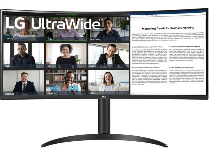 LG Monitor 34WR55QK-B 34