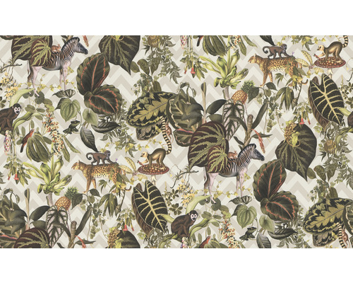 Vliesbehang 37990-3 Michalsky 4 - Verandering is goed jungle beige groen
