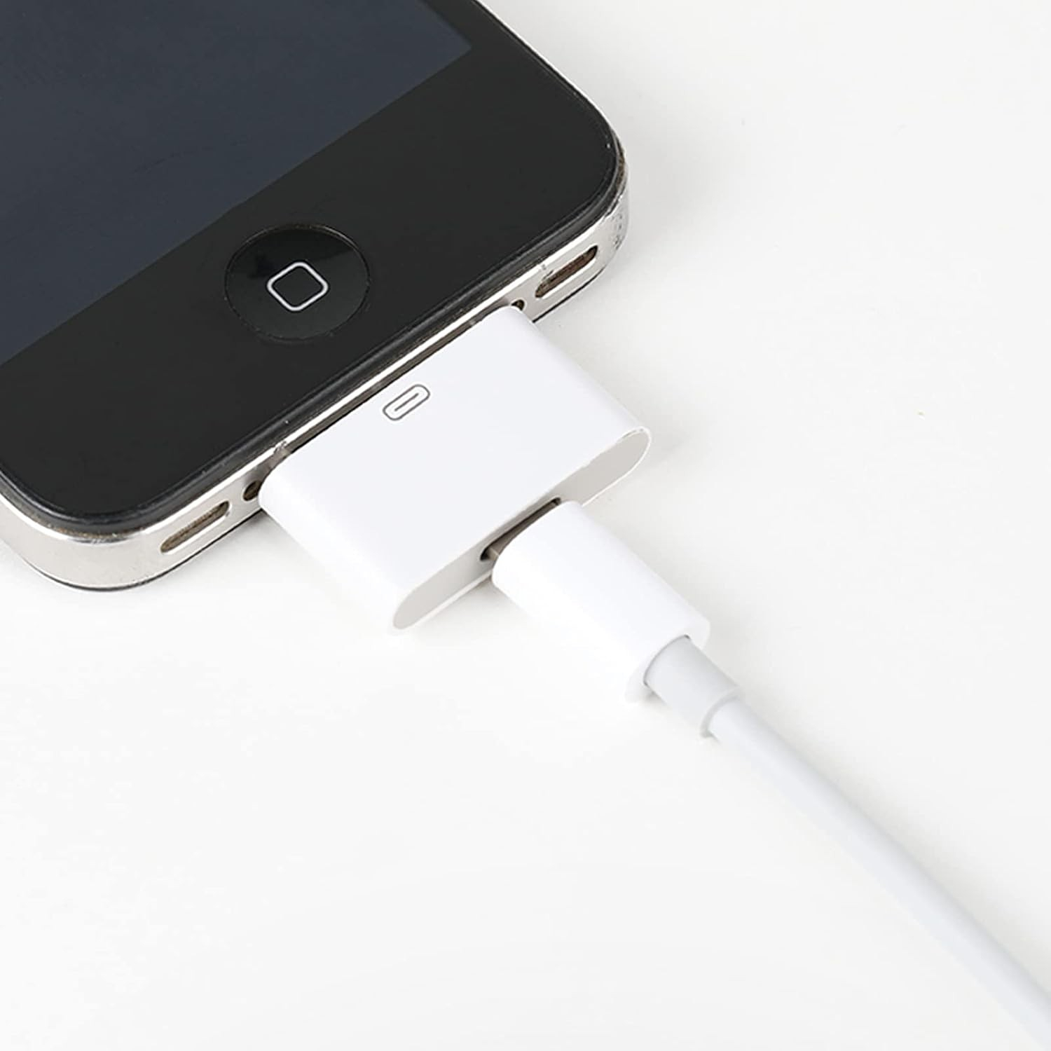 Lightning auf 30-Pin Lade- & Daten-Adapter – Kompatibel mit iPhone / iPad / iPod Dockingstationen - Weiss