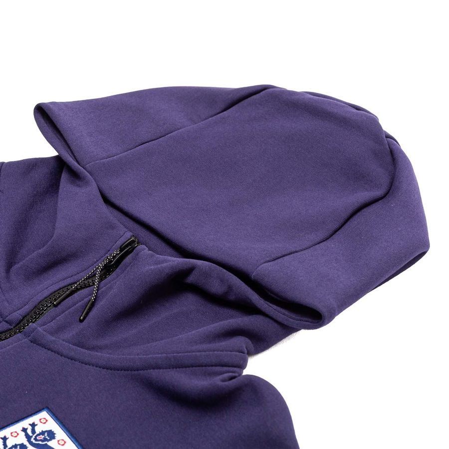 Angleterre Sweat à Capuche NSW Tech Fleece FZ - Purple Ink/Blanc