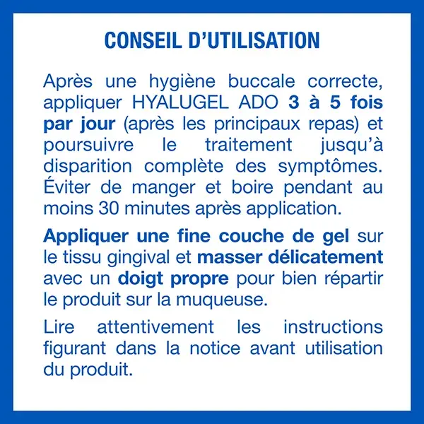 Hyalugel Gel Bucca Lésions Aphtes Petites Plaies États Inflammatoires 20ml
