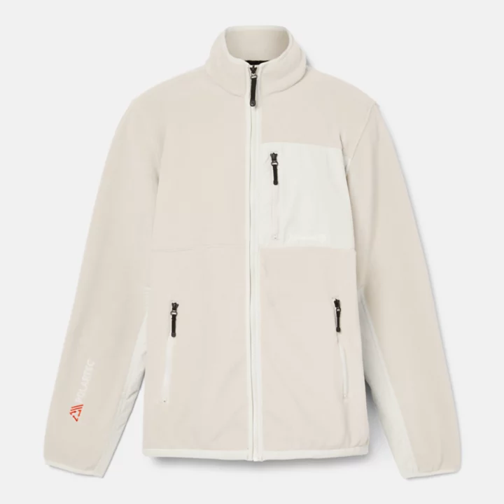 Casaco polar Outdoor Archive Polartec Série 200 para homem na cor bege.