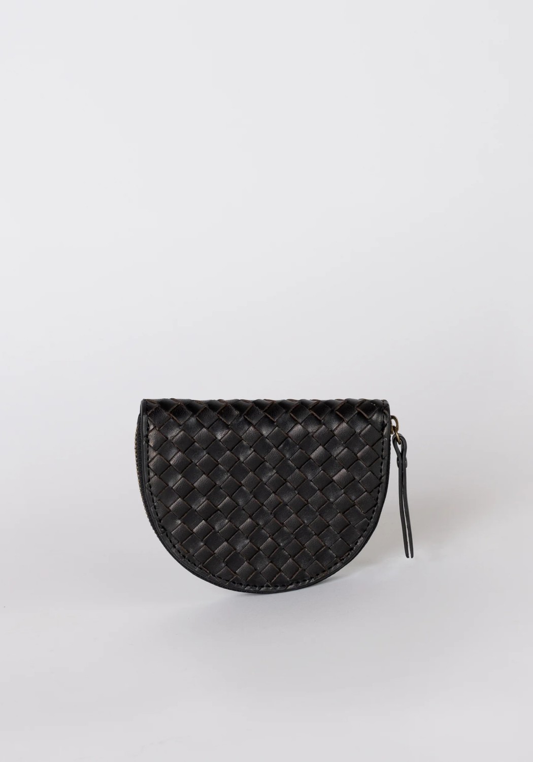 O My Bag Portemonnaie Laura Coin Purse Woven Classic Leather Black