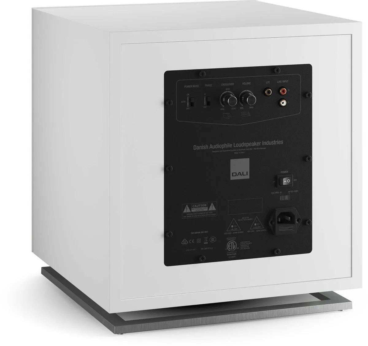 Dali Sub E-12 F Blanc satin Caissons de basses