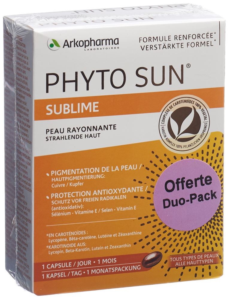 PHYTO SUN Sublim<br>2 × 30 Stück, Kapsel, Duo