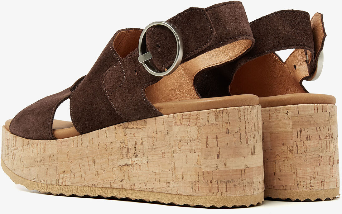 VIA VAI bruine via vai sandalen sissel ruby