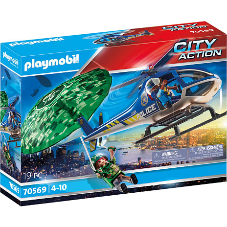 Playmobil Politihelikopter: Faldskskærms-forfølgelse 70569