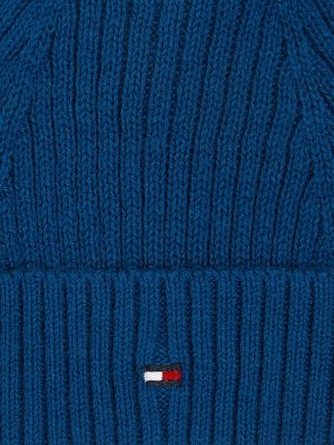 Conjunto de presente com suéter e gorro de malha canelada essenciais