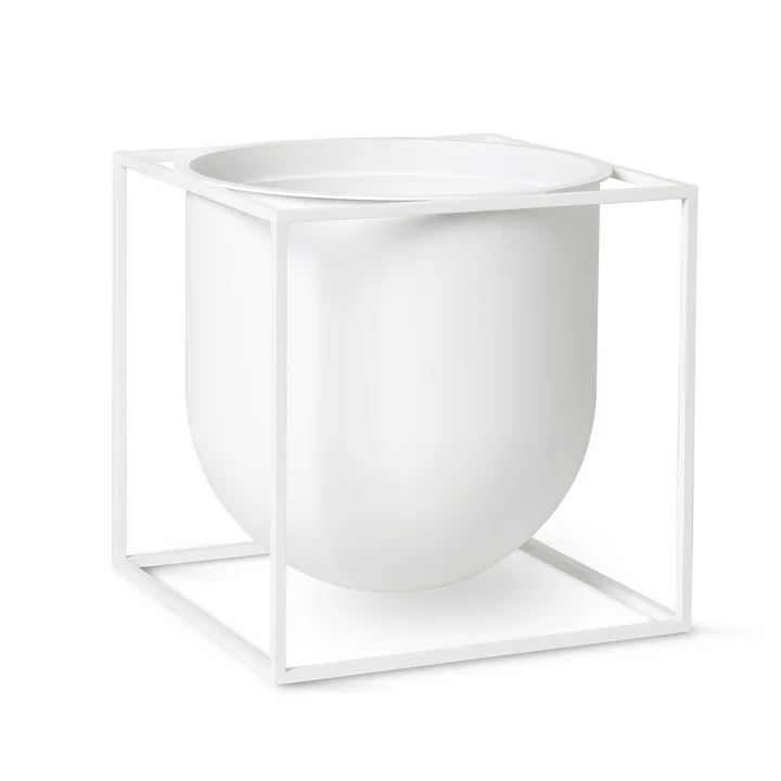Audo - Kubus Flowerpot 23, weiss
