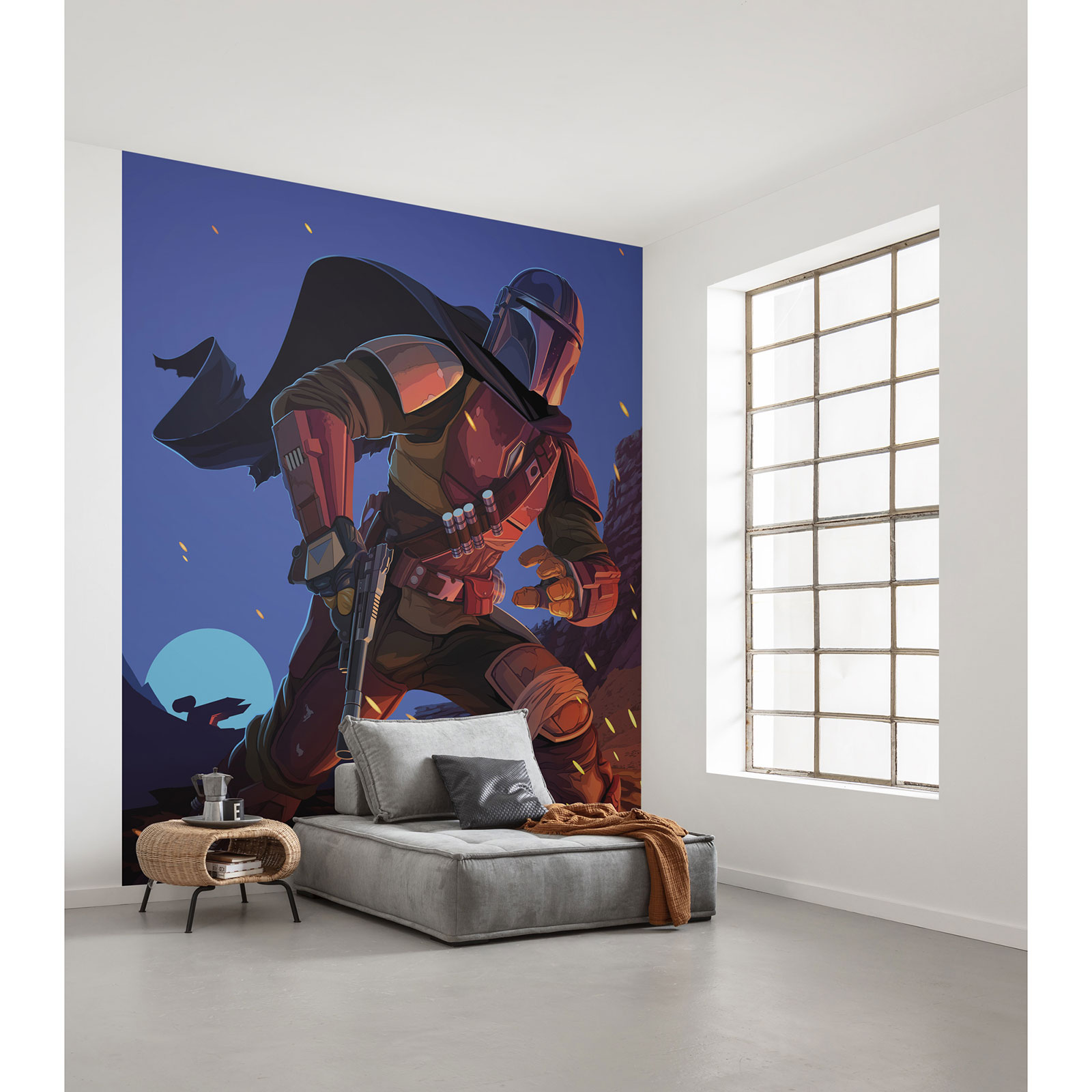 Vlies-Fototapete STAR WARS MANDALORIAN AMBUSH - 250x280 cm
