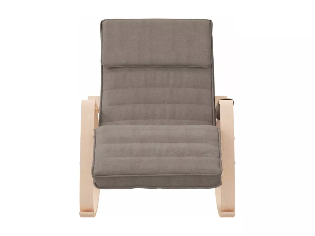 Chaise à bascule Taupe Tissu