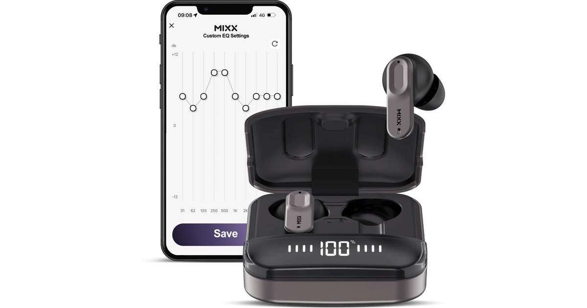 MIXXStreamBuds Ultra Mini True Wireless Earbuds  headset  (Zwart)