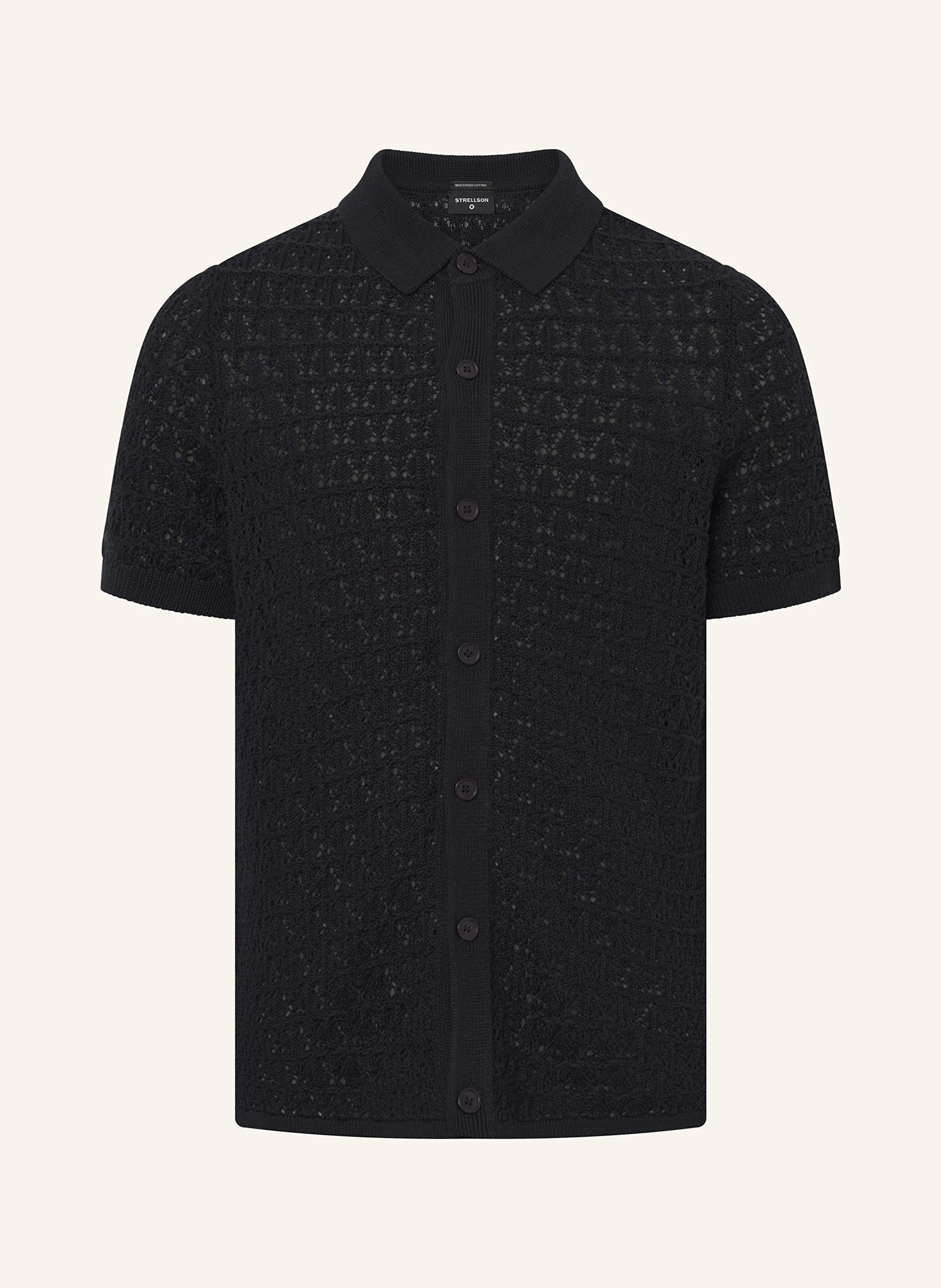 STRELLSON Strickhemd ANDER Slim Fit