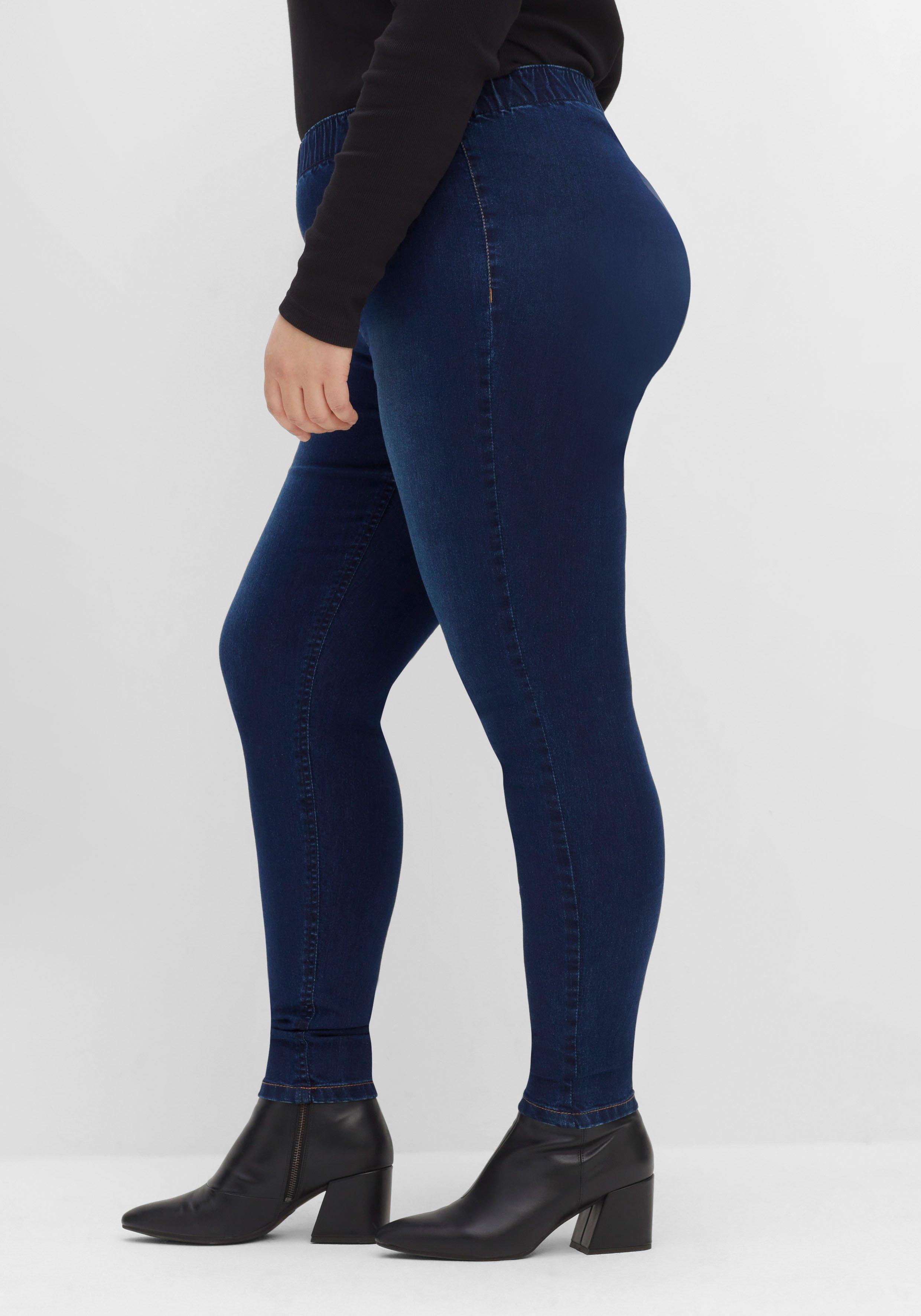 Jeggings in individueller Waschung