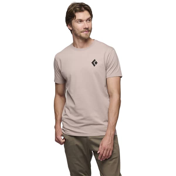 T-shirt escalade BLACK DIAMOND EQUIPMENT FOR ALPINIST SS TEE PALE MAUVE