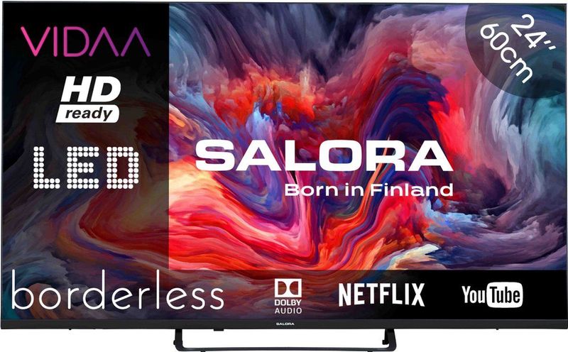 Salora FOD24HV - 24 Inch - Smart TV - HD Ready - 2024 - VIDAA TV - Smart 24 inch tv
