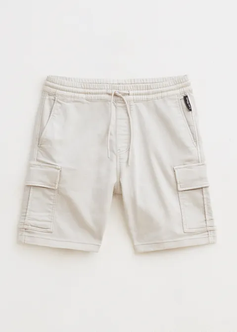 Cargo shorts met strik bruin (BRN.CL)