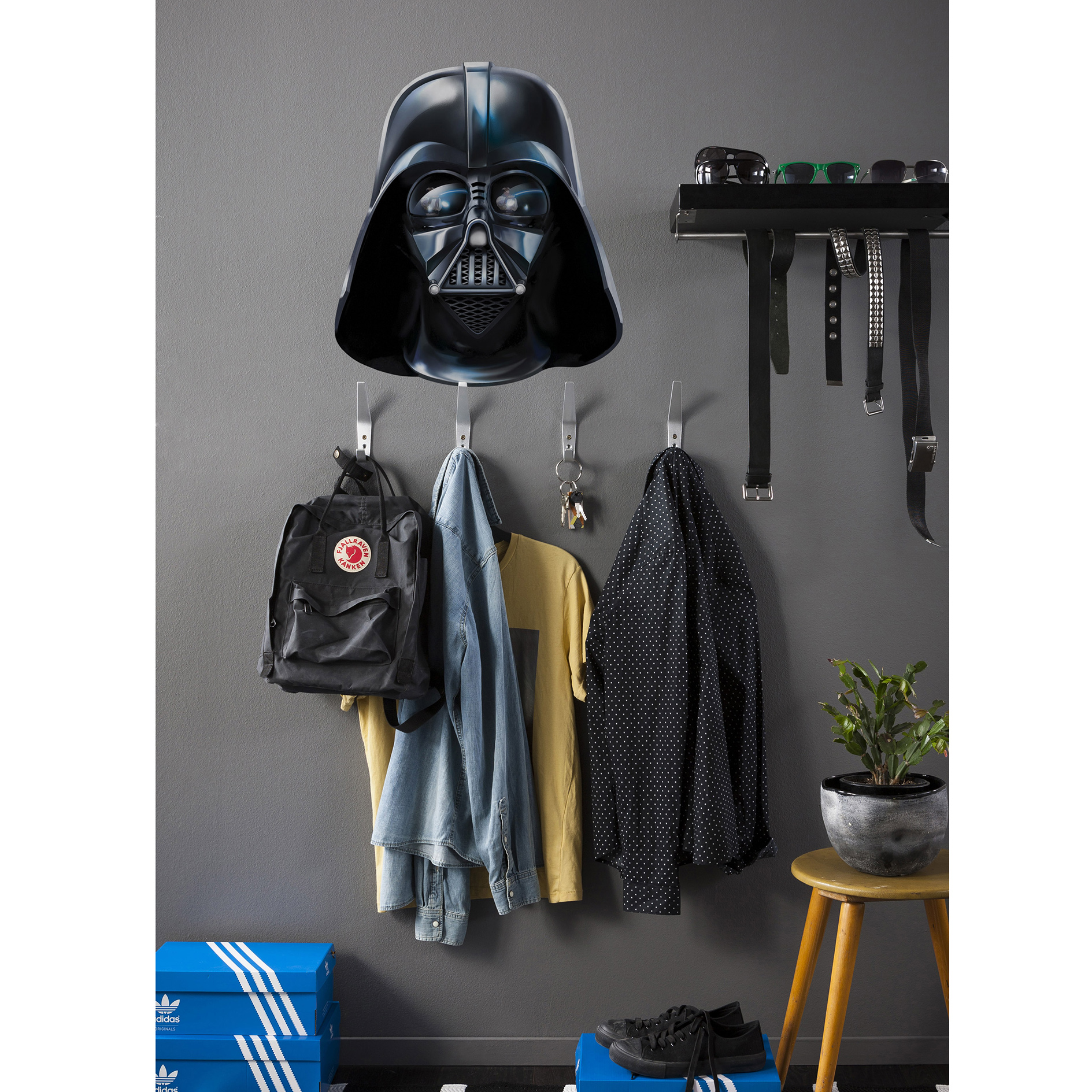Wandtattoo STAR WARS DARTH VADER - schwarz - 50x70 cm