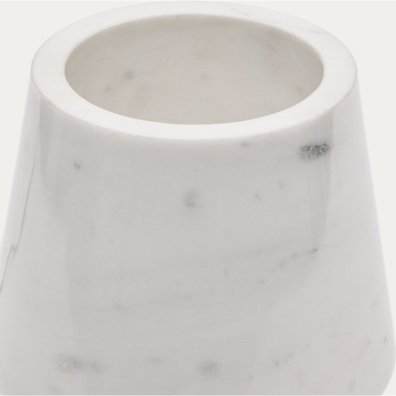 Lampe de table Alaro en marbre blanc