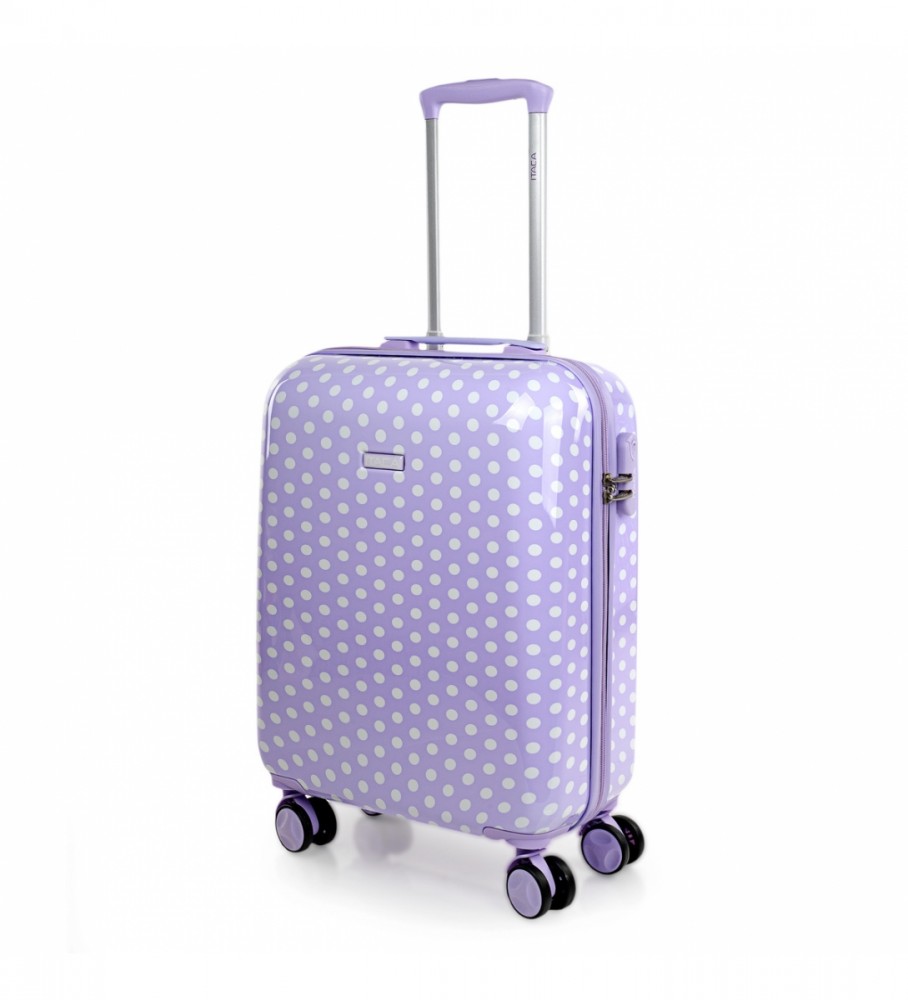 Mala de cabine pequena ITACA 702450 Lilás -55x40x20-