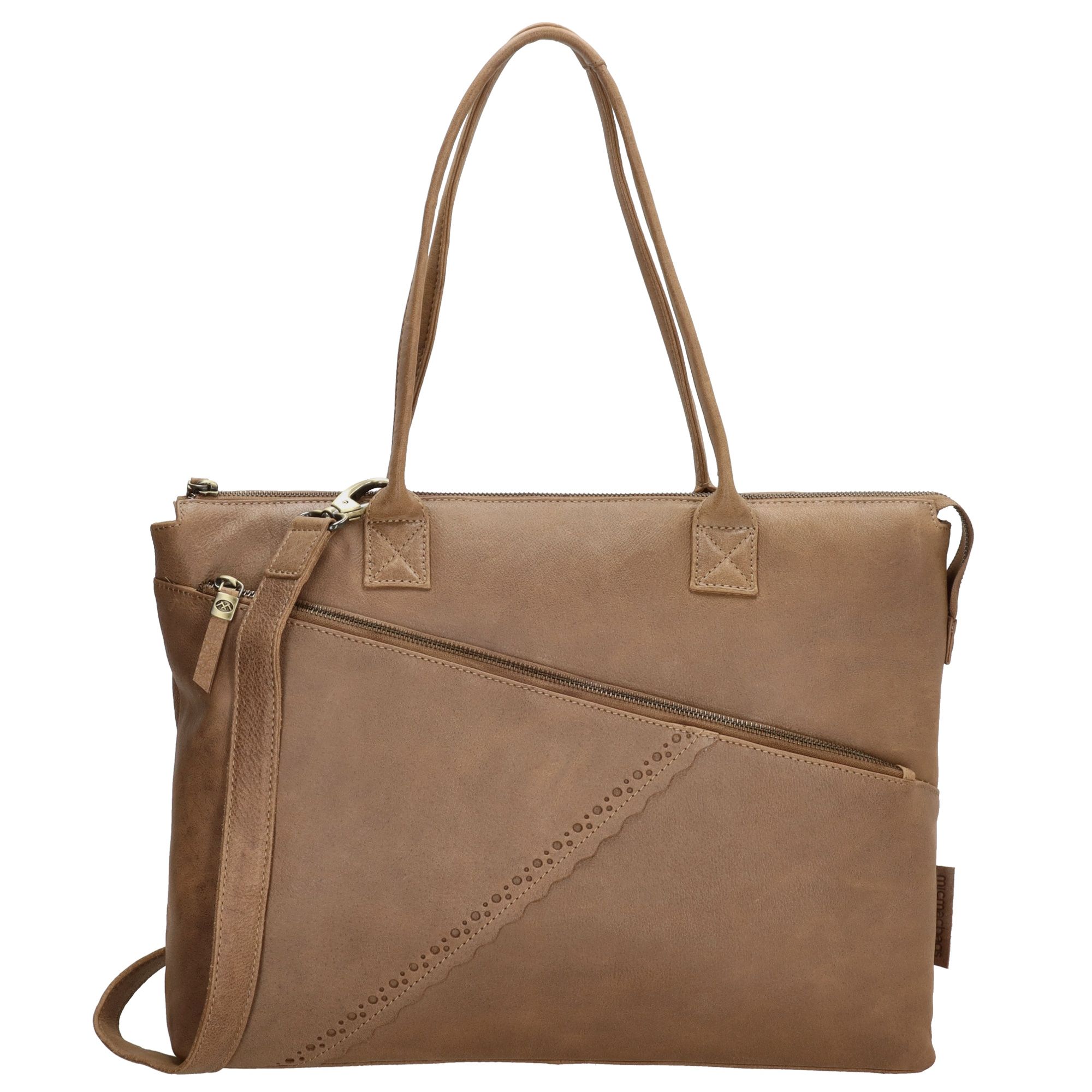 Micmacbags Marrakech Laptoptas 15,6 inch Taupe