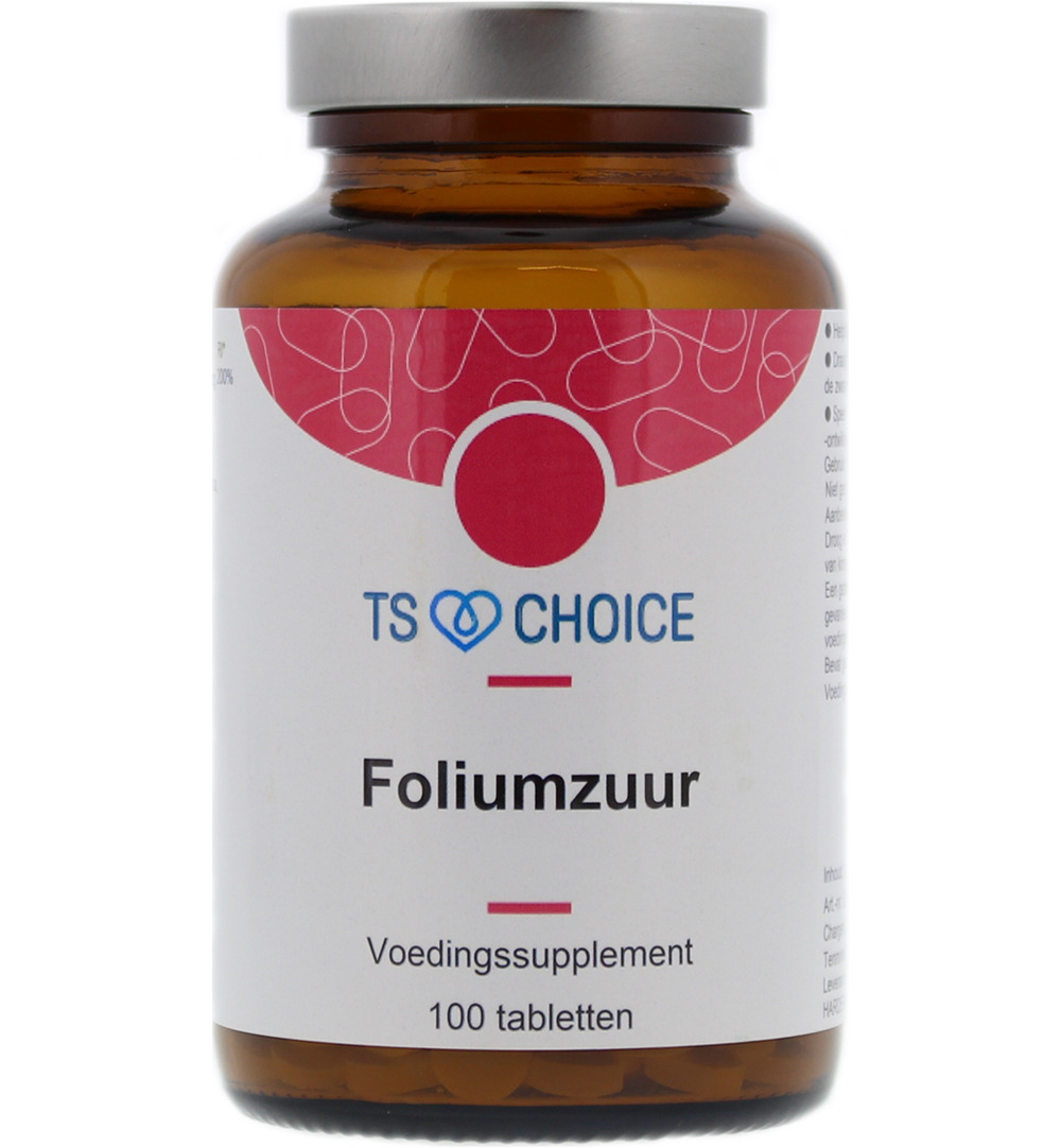 TS Choice Foliumzuur 400 Vitamine B11 (100 tabletten)