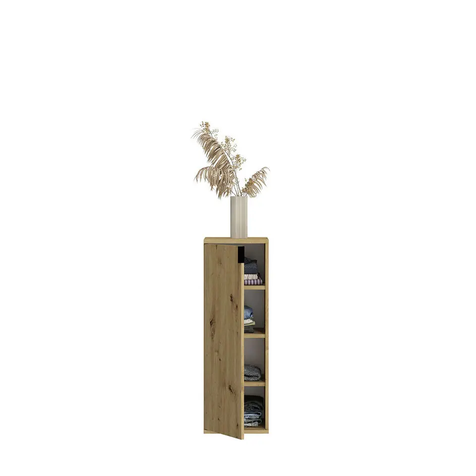 Hioshop ProjektX kommode 1 deur eiken decor
