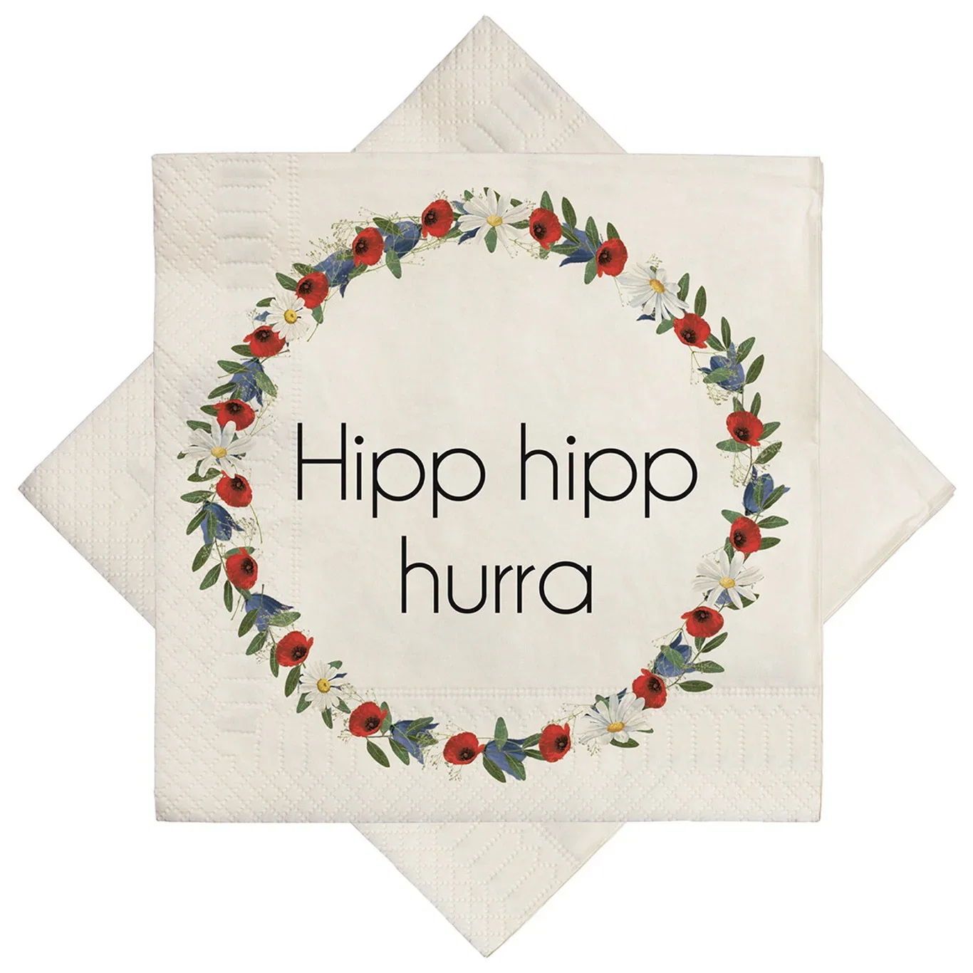 Serviett Hipp Hipp Hurra 20 pk