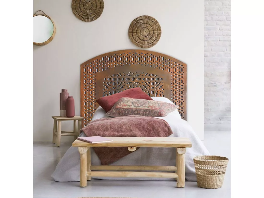 Tête de Lit Orientale en Bois 
